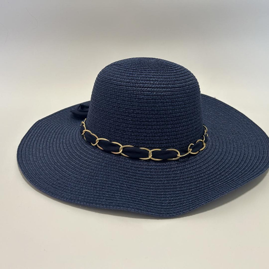 CAPPELLO IN CARTA -NASTRINO IN RASO - SENZA PERLINE