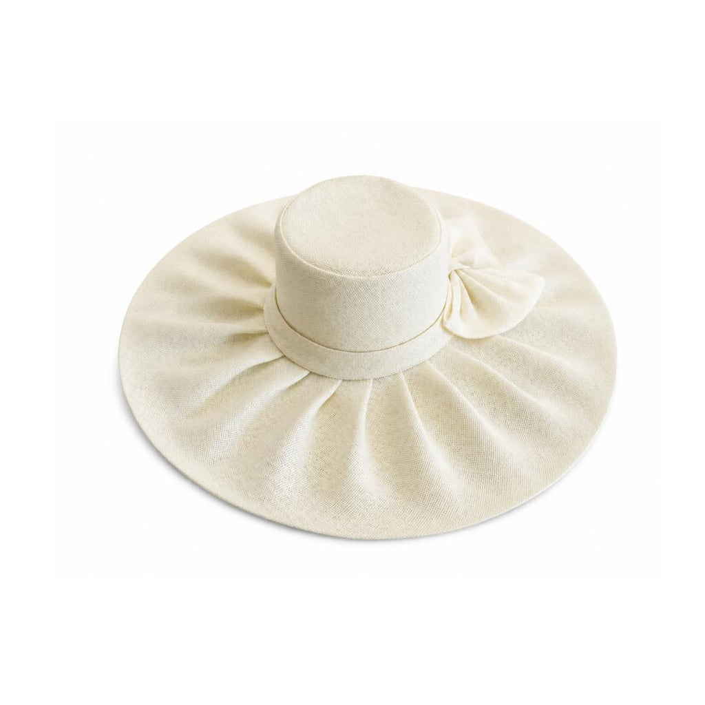 CAPPELLO TESA LARGA CON FIOCCO
