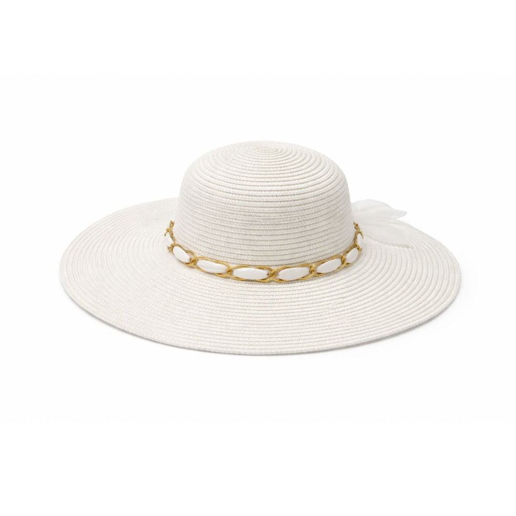 CAPPELLO IN CARTA -NASTRINO IN RASO - SENZA PERLINE