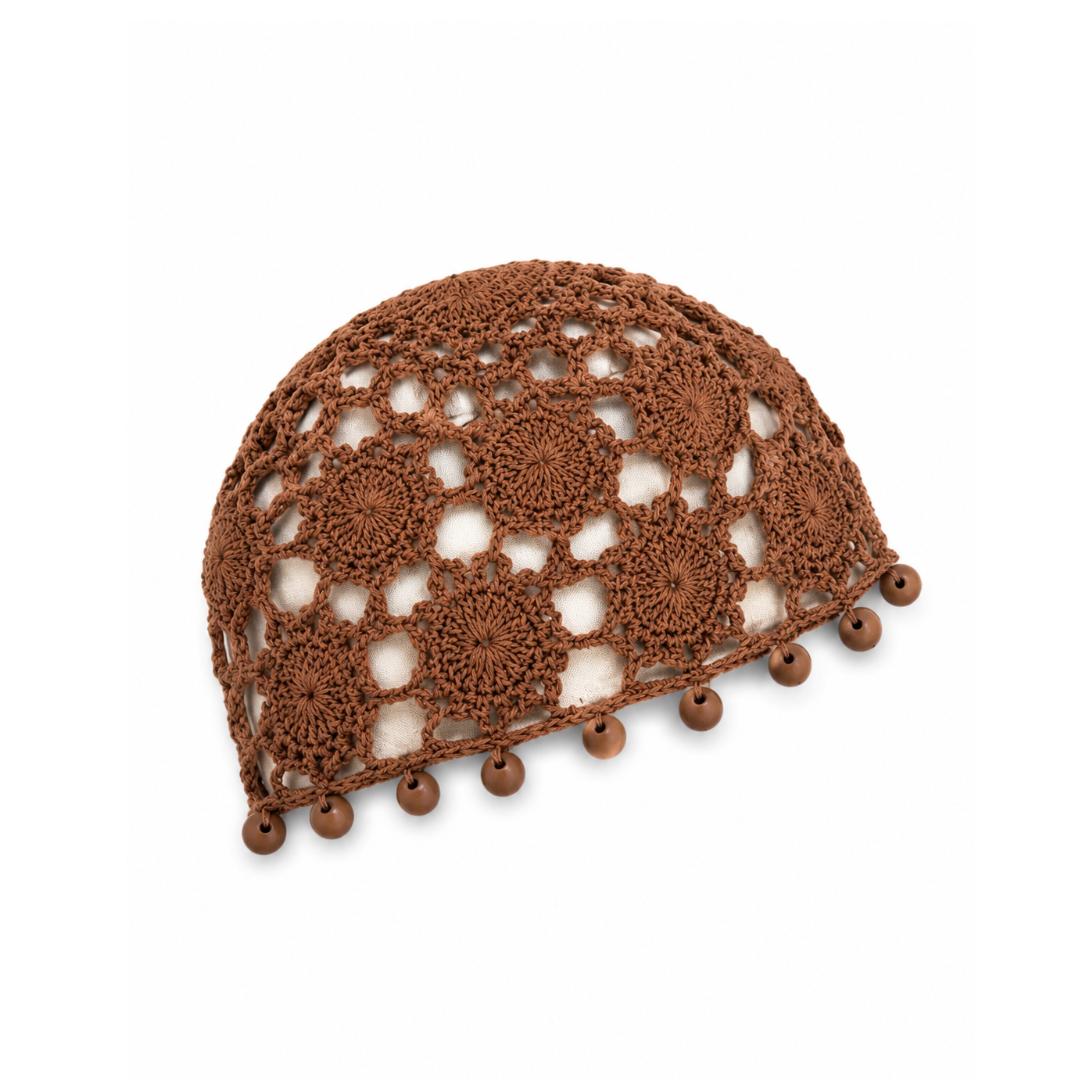 CAPPELLO A RETE IN COTONE - C