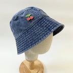 CAPPELLO ALLA PESCATORA VINTAGE - UNISEX - UPF50+ - CILIEGIA
