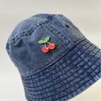 CAPPELLO ALLA PESCATORA VINTAGE - UNISEX - UPF50+ - CILIEGIA