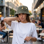 CAPPELLO ALLA PESCATORA - VINTAGE - UNISEX - UPF50+ - TG M - BIRRA