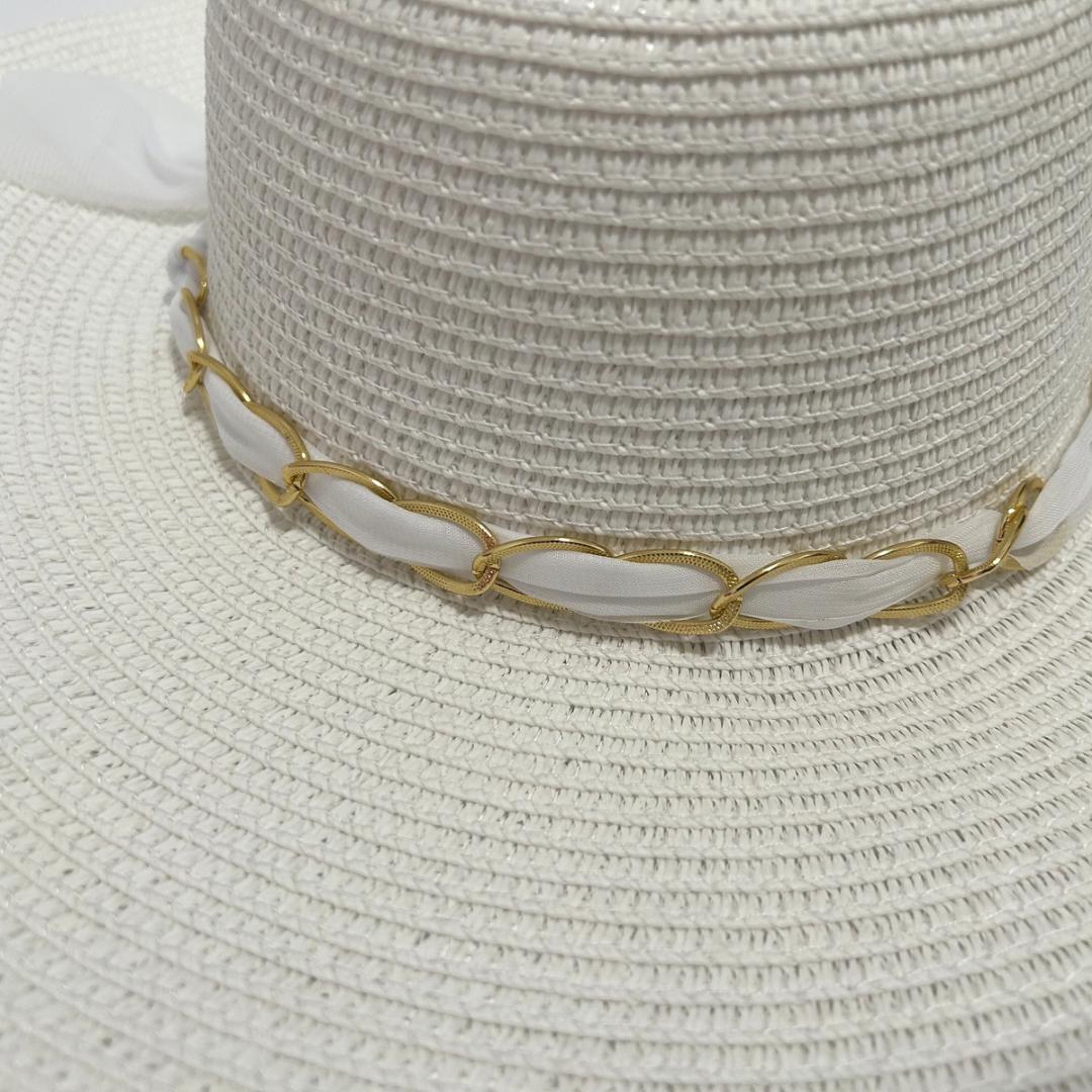 CAPPELLO IN CARTA -NASTRINO IN RASO - SENZA PERLINE