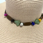 CAPPELLO IN CARTA - PIETRE COLORATE - DONNA