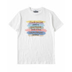 T-SHIRT -  DONNA - THANKS YOU HET - COLOR - TG UNICA