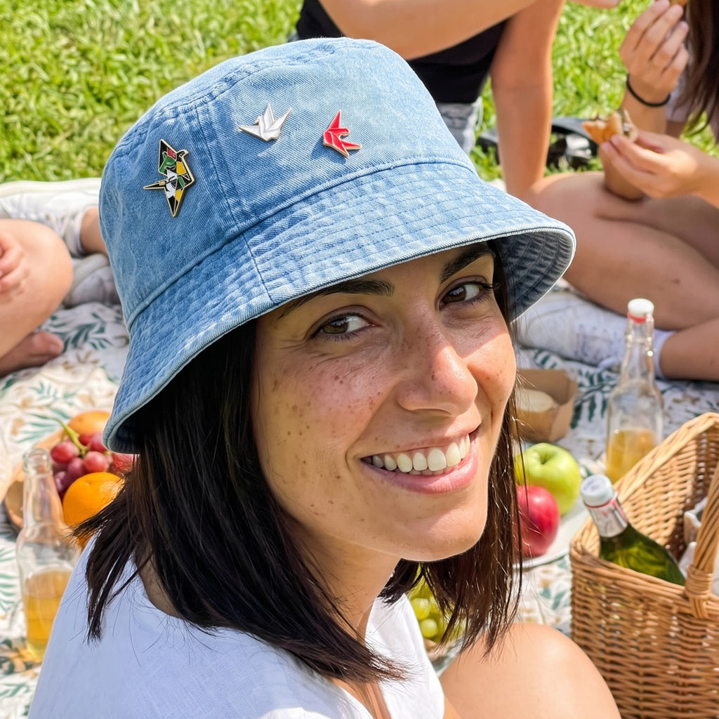 CAPPELLO ALLA PESCATORA - VINTAGE - UNISEX - UPF50+ - ORIGAMI - TG M