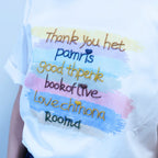 T-SHIRT -  DONNA - THANKS YOU HET - COLOR - TG UNICA