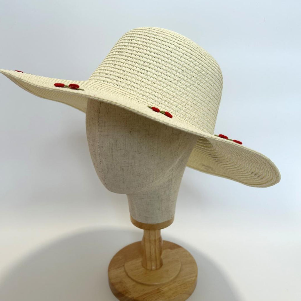 CAPPELLINO TESA LARGA - DONNA -  CILIEGIE