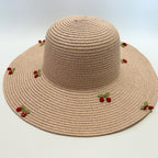 CAPPELLINO TESA LARGA - DONNA -  CILIEGIE