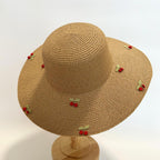 CAPPELLINO TESA LARGA - DONNA -  CILIEGIE