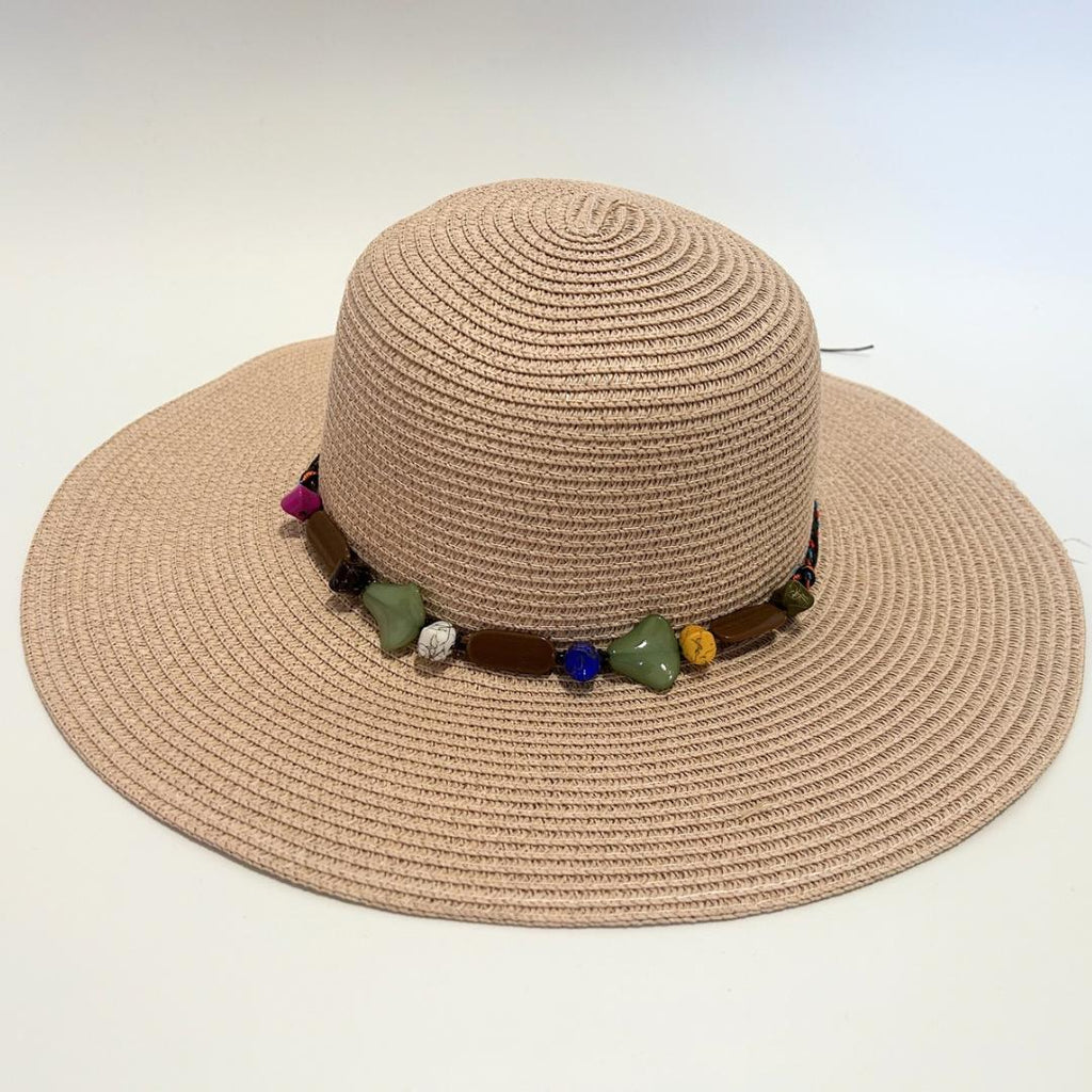 CAPPELLO IN CARTA - PIETRE COLORATE - DONNA